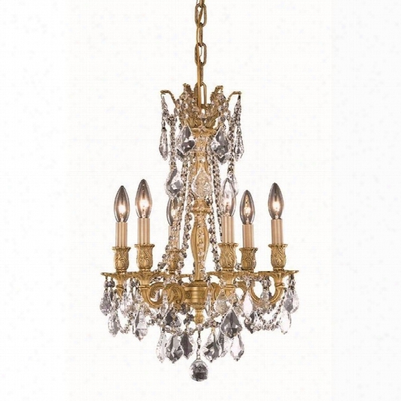 Elegant Lighting Rosalia 16 6 Light Elements Crystal Chandelier