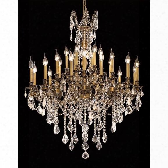 Elegant Lighting Rosalia 36 24 Light Spectra Crystal Chandelier