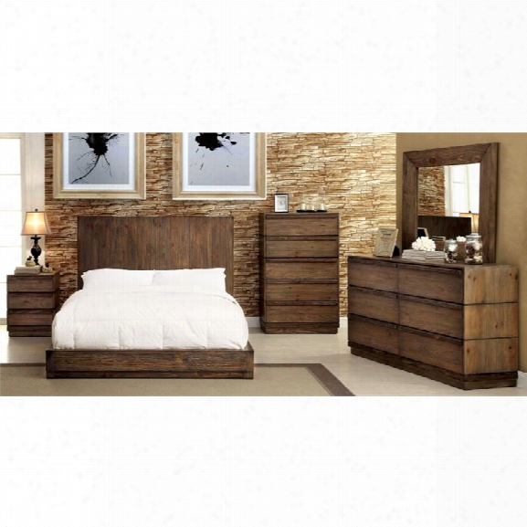 Furniture Of America Bellamy 4 Piece California King Bedrooom Set