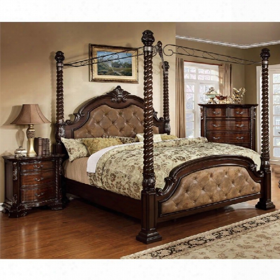 Furniture Of America Cathey 3 Piece California King Bedroom Set