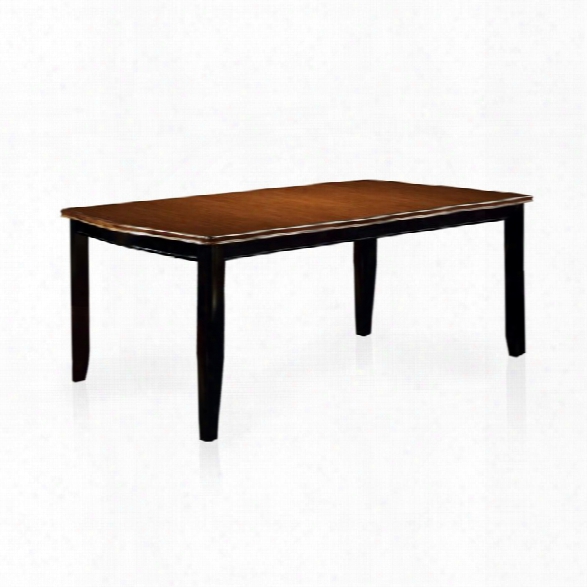 Furniture Of America Delila Extendable Dining Table In Cherry
