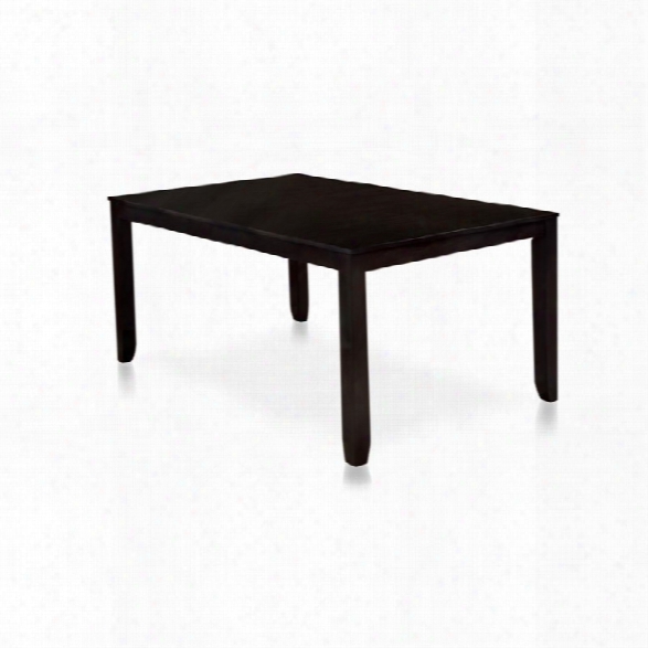 Furniture Of America Hannon Dining Table In Espresso