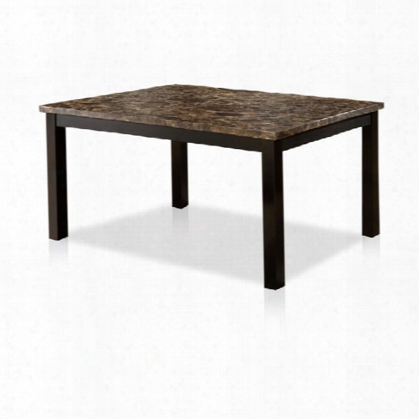 Furniture Of America Roque Dining Table In Black