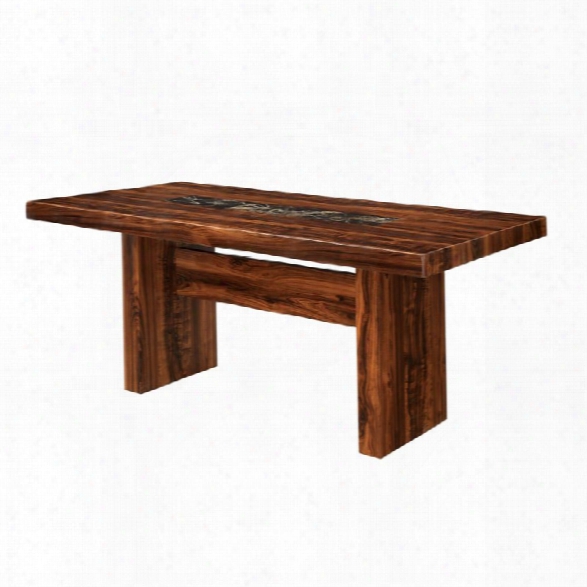 Furniture Of America Rosa Dining Table In Natural Wood
