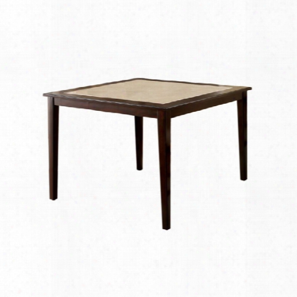 Furniture Of America Weese Square Counter Height Dining Table