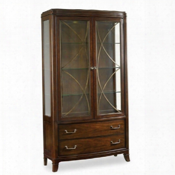 Hooker Furniture Palisade Display China In Walnut