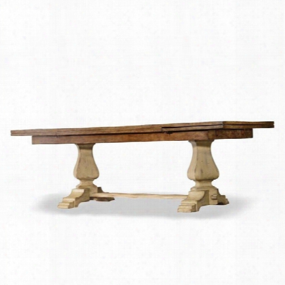 Hooker Furniture Sanctuary Refectory Dining Table In Dune And Drift