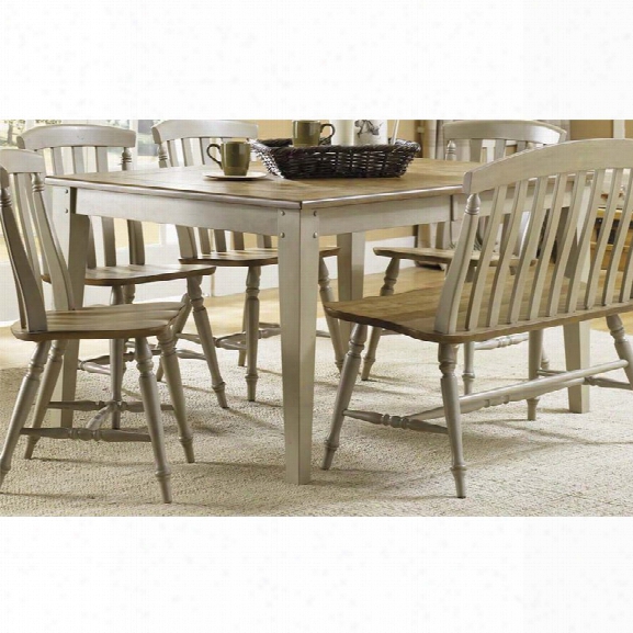 Liberty Furniture Al Fresco Dining Table In Driftwood And Taupe