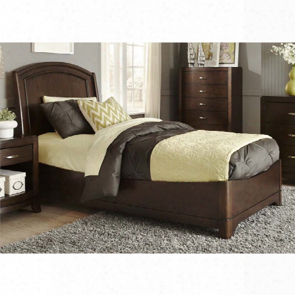 Liberty Furniture Avalon Full Panel Bed In Dark Truffle