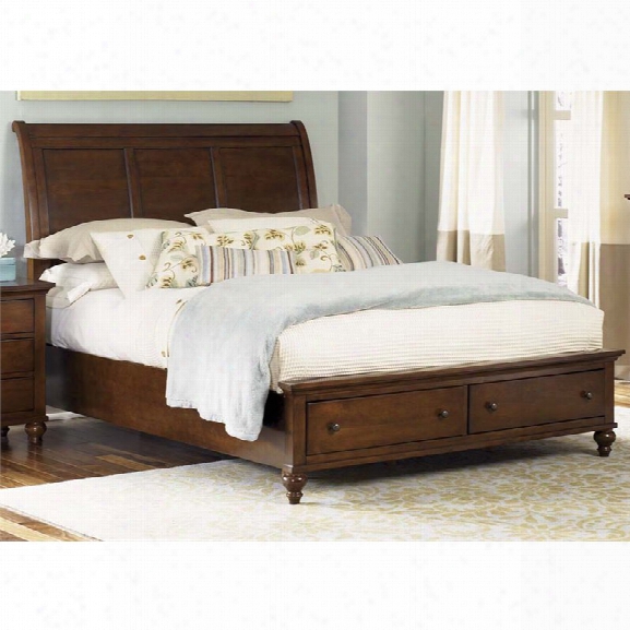 Liberty Furniture Hamilton King Storage Sleigh Bed In Cinnamon