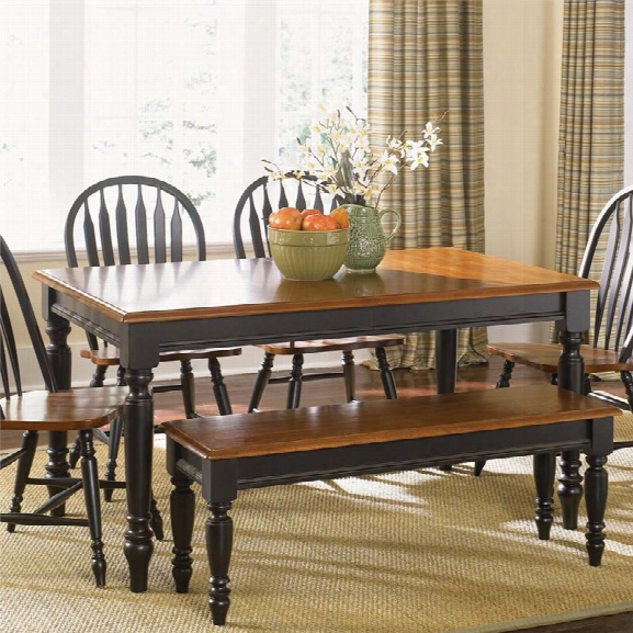 Liberty Furniture Low Country Dining Table In Anchor Black