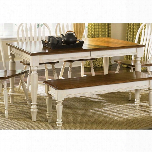 Liberty Furniture Low Country Dining Table In Linen Sand