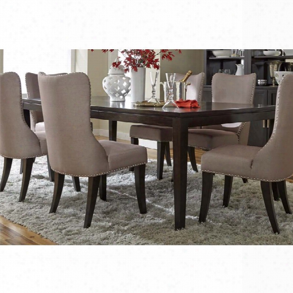 Liberty Furniture Platinum Dining Table In Satin Espresso