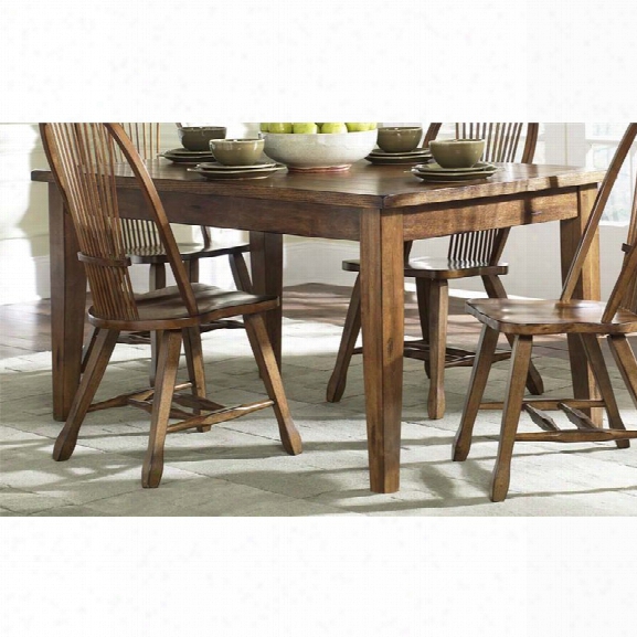 Liberty Furniture Treasures 36 X 60 Dining Table In Rustic Oak