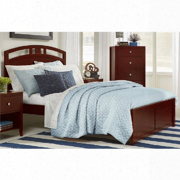 Ne Kids Pulse King Panel Bed In Cherry