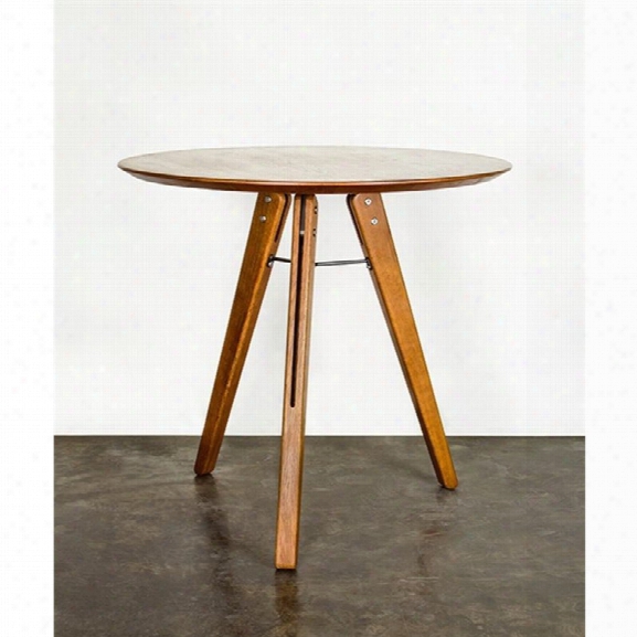 Nuevo Theo Round Bistro Table In Hard Fumed