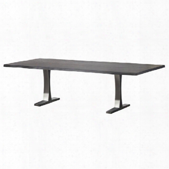 Nuevo Toulouse Dining Table In Oxidized Gray