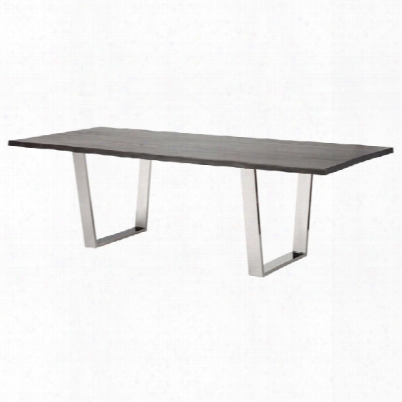 Nuevo Versailles 96 Dining Table In Oxidized Gray