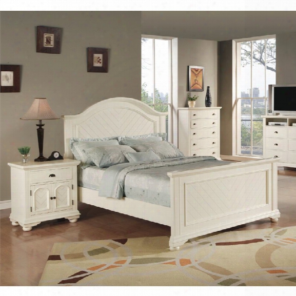 Picket House Furnishings Addison 3 Piece King Bedroom Set In White