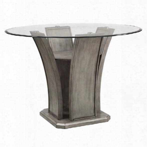 Picket House Furnishings Dylan Glass Top Counter Height Dining Table