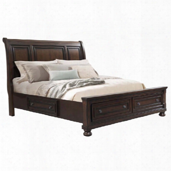 Picket House Furnishings Kingsley King Storage Bed In Walnut