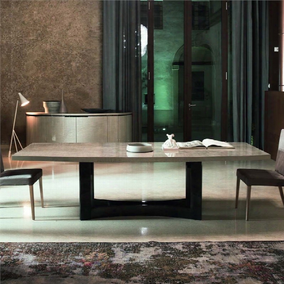 Rossetto Dune 87 Dining Table In Perla