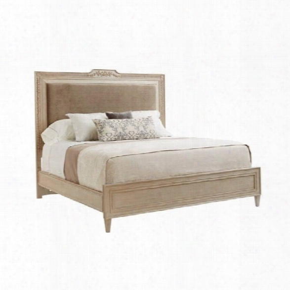 Stanley Villa Couture King Alessandra Upholstered Bed In Glaze