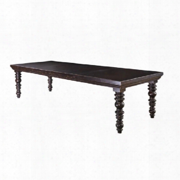 Tommy Bahama Home Kingstown Pembroke Rectangular Formal Dining Table In Tamarind Finish