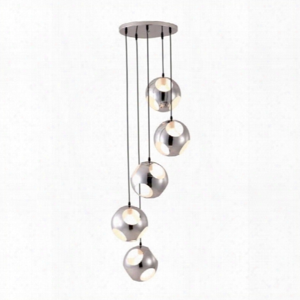 Zuo Meteor Shower Ceiling Lamp In Chrome
