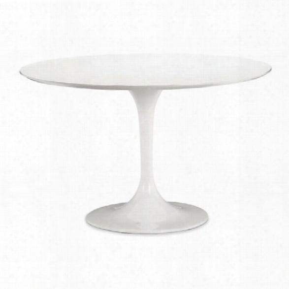 Zuo Wilco Round Dining Table In White