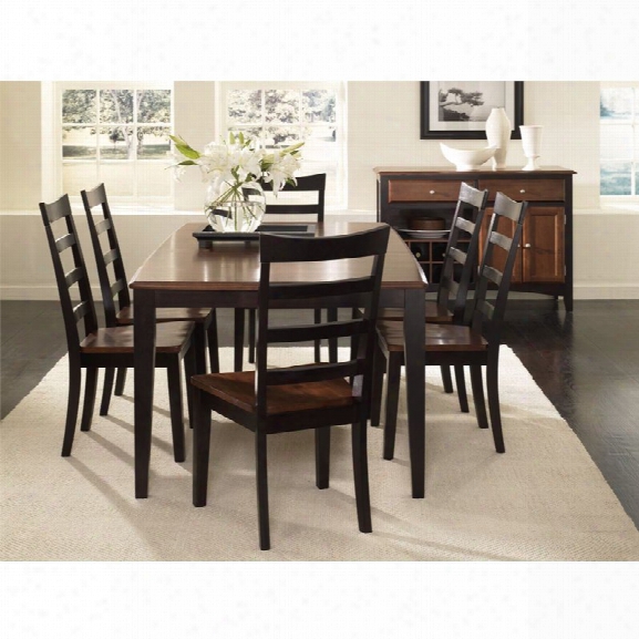 A-america Bristol Point Extendable Butterfly Dining Table In Espresso