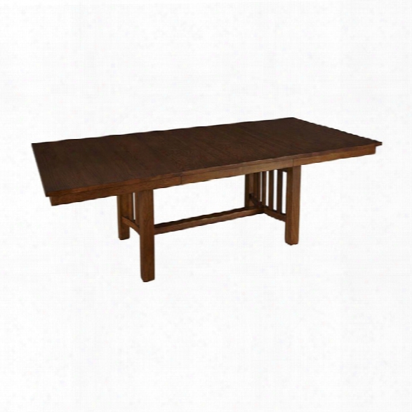 A-america Laurelhurst Extendable Dining Table In Mission Oak