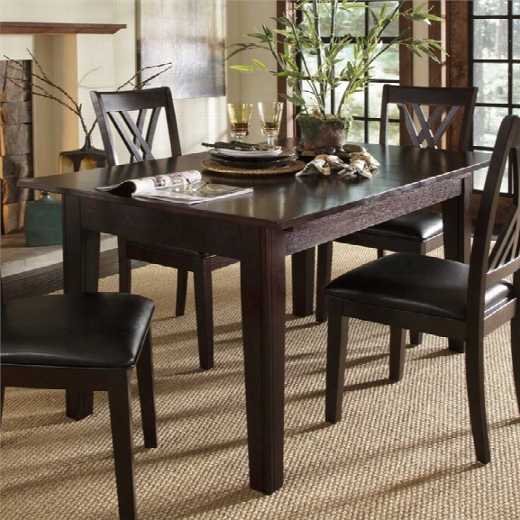 A-america Montreal Extendable Dining Table In Espresso