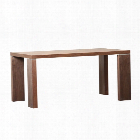 Abbyson Living Valerie 63 Dining Table In Walnut