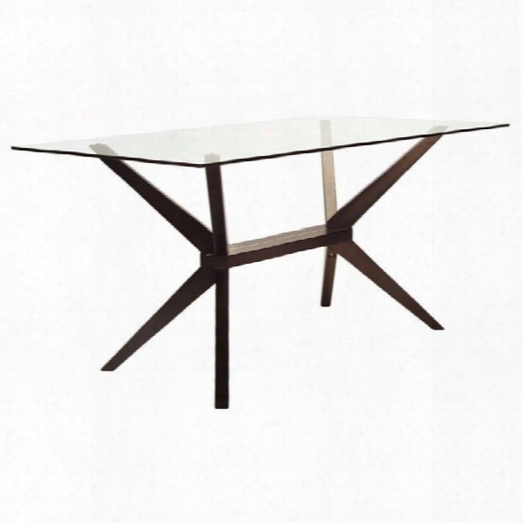 Aeon Furniture Greenwich Dining Table In Coffee