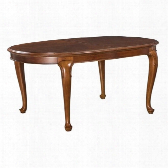 American Drew Cherry Grove Oval Leg Formal Dining Table In Cherry Finish