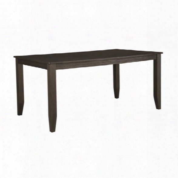 Ashley Dresbar Dining Table In Grayish Brown