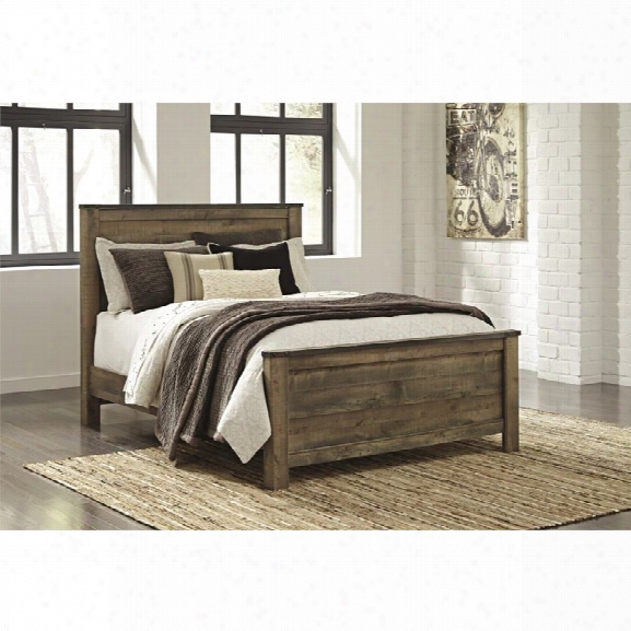 Ashley Trinell Queen Panel Bed In Brown