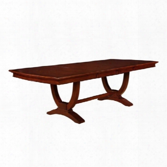 Coaster Alyssa Dining Table In Dark Cognac