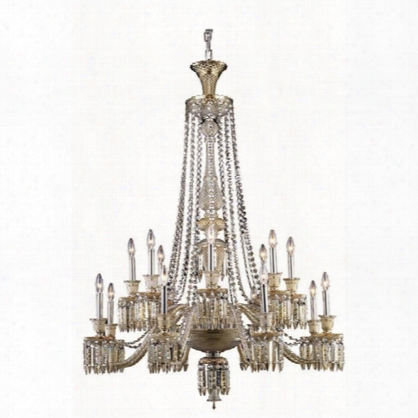 Elegant Lighting Maestic 42 16 Light Elegant Crystal Chandelier