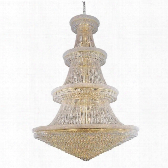 Elegant Lighting Primo 72 66 Light Elements Crystal Chandelier