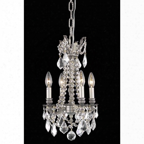 Elegant Lighting Rosalia 10 4 Light Elements Crystal Chandelier