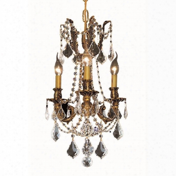 Elegant Lighting Rosalia 13 3 Light Elegant Crystal Chandelier