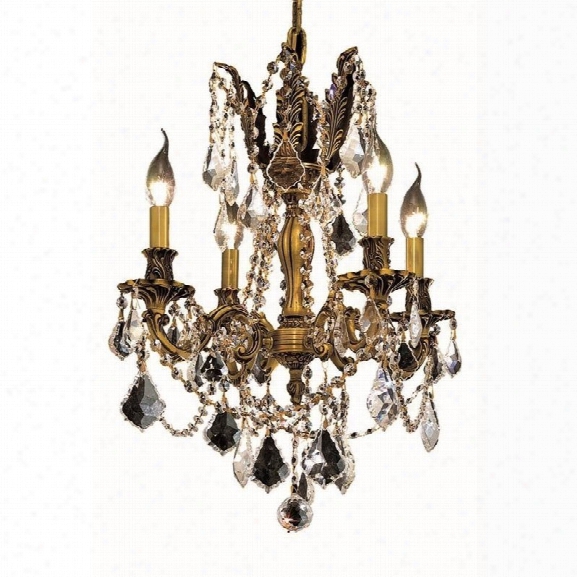 Elegant Lighting Rosalia 17 4 Light Elements Crystal Chandelier