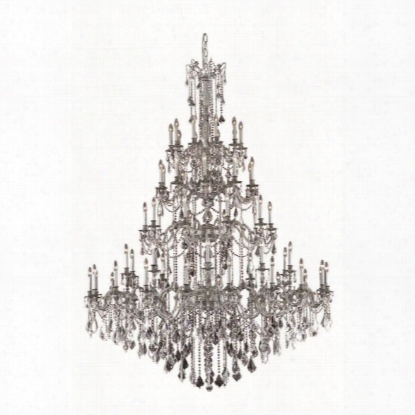 Elegant Lighting Rosalia 72 60 Light Spectra Crystal Chandelier