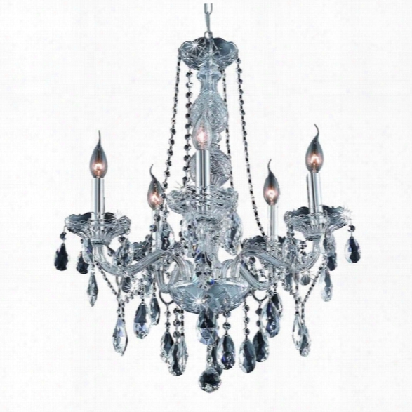 Elegant Lighting Verona 21 5 Light Spectra Crystal Chandelier