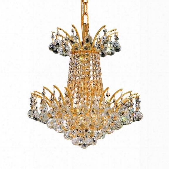 Elegant Lighting Victoria 16 4 Light Elements Crystal Chandelier