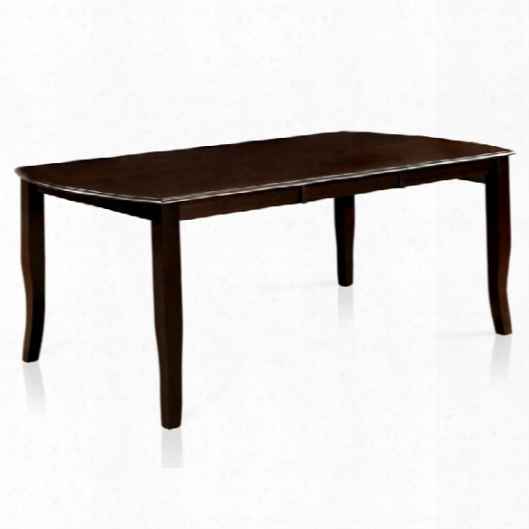 Furniture Of America Arriane Dining Table In Espresso