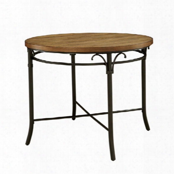 Furniture Of America Kingsley Counter Height Round Dining Table