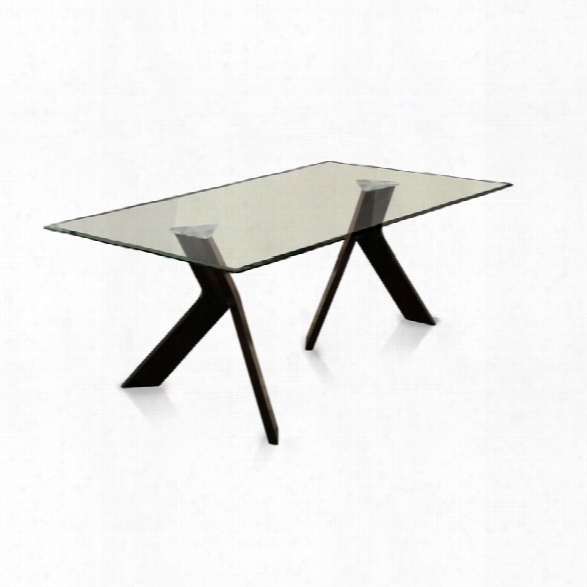 Furniture Of America Natalie Dining Table In Espresso